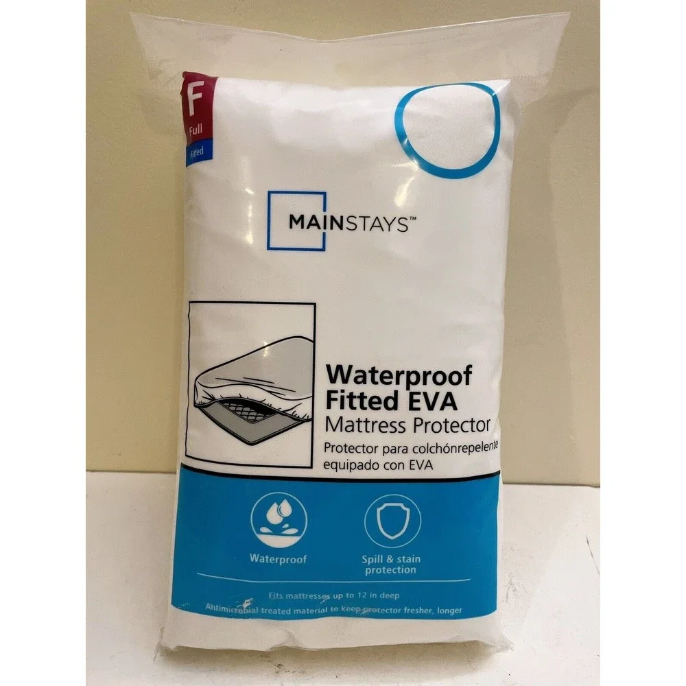 Mainstays Waterproof Fitted EVA Mattress Protector 54